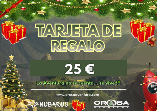 Tarjeta de regalo Orosa Aventura.