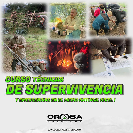 Curso de supervivencia nivel básico TEMN1 Orosa Aventura