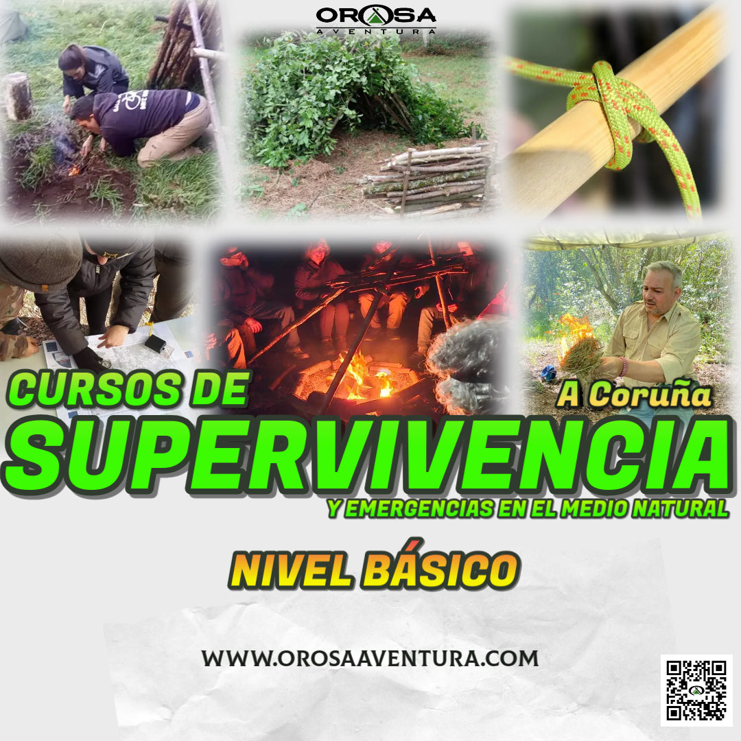 Curso de supervivencia nivel básico TEMN1 Orosa Aventura