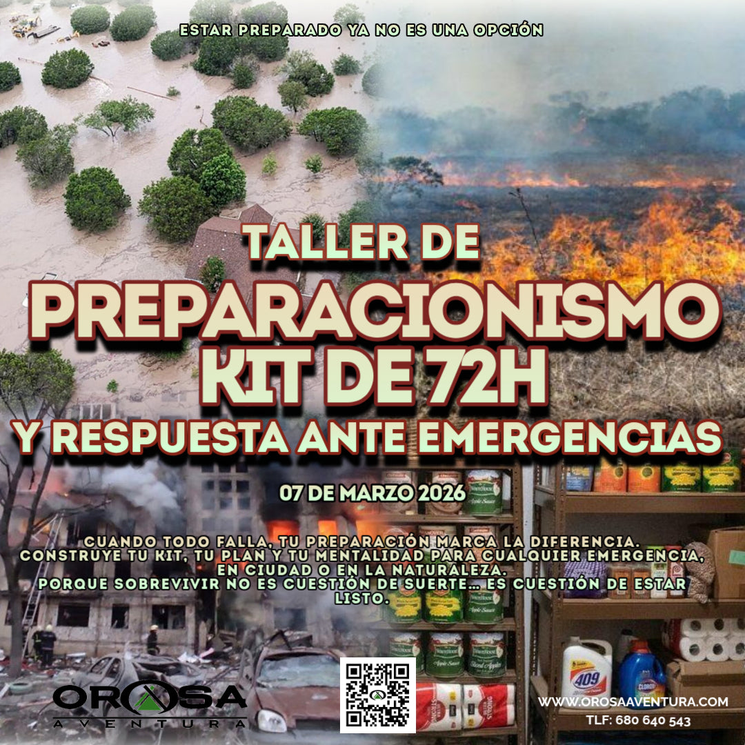 Taller de Preparacionismo, Kit de 72h y respuestas ante emergencias.