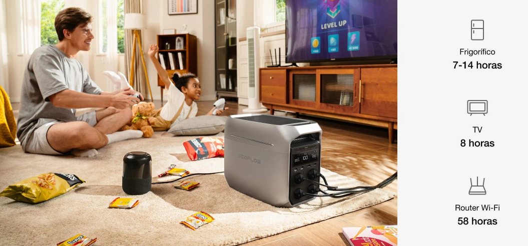 Estación de energía portátil Serie EcoFlow DELTA 3. 1024 Wh