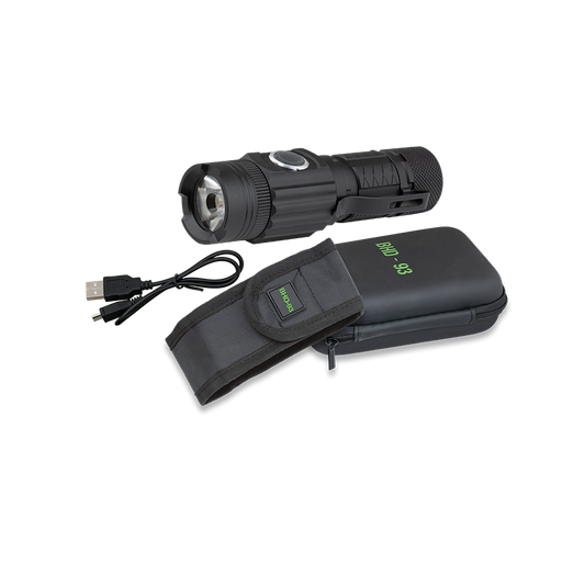 Linterna táctica Hawk M 1300 lúmenes LED recargable IP65