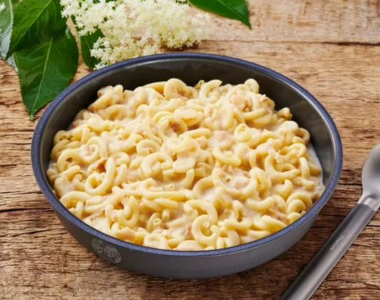 Macarrones con queso trek´n eat