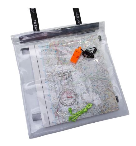 Suporte para mapas impermeável e transparente Trekmates