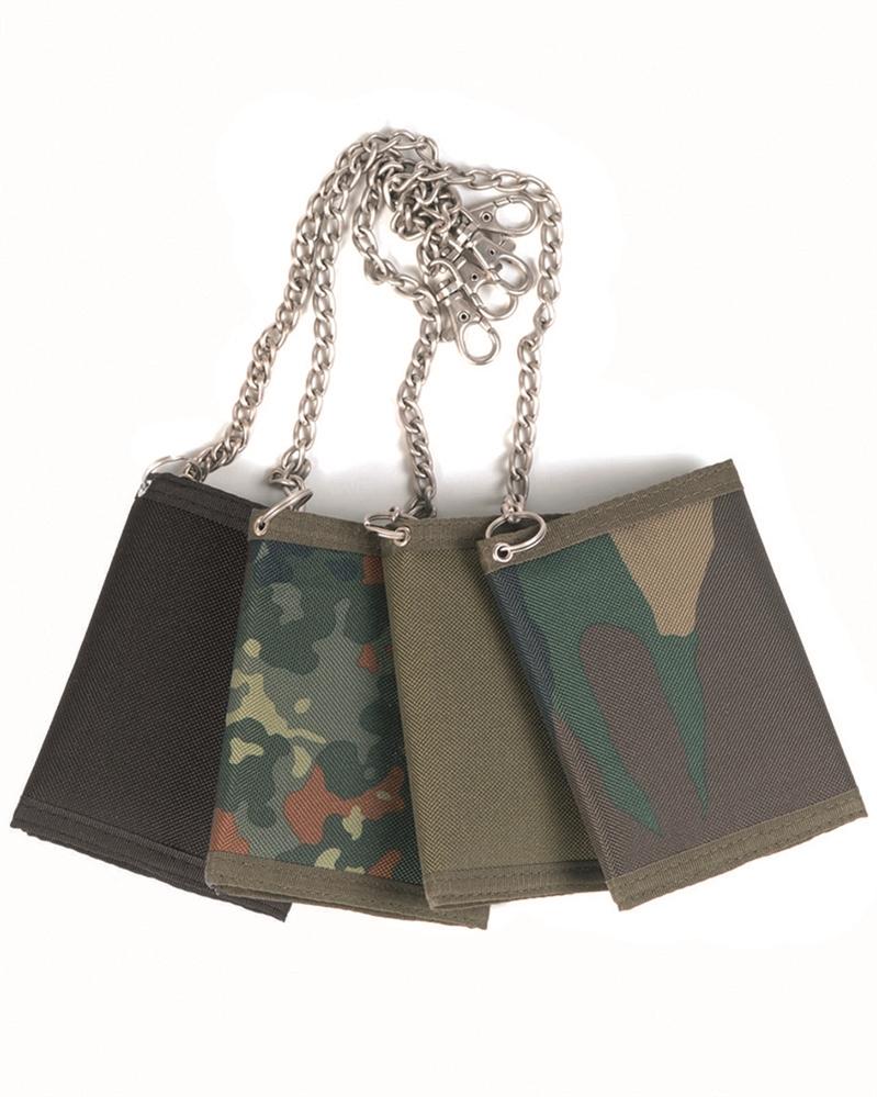 Cartera monedero con cadena de seguridad cordura camuflaje NORTHVIVOR