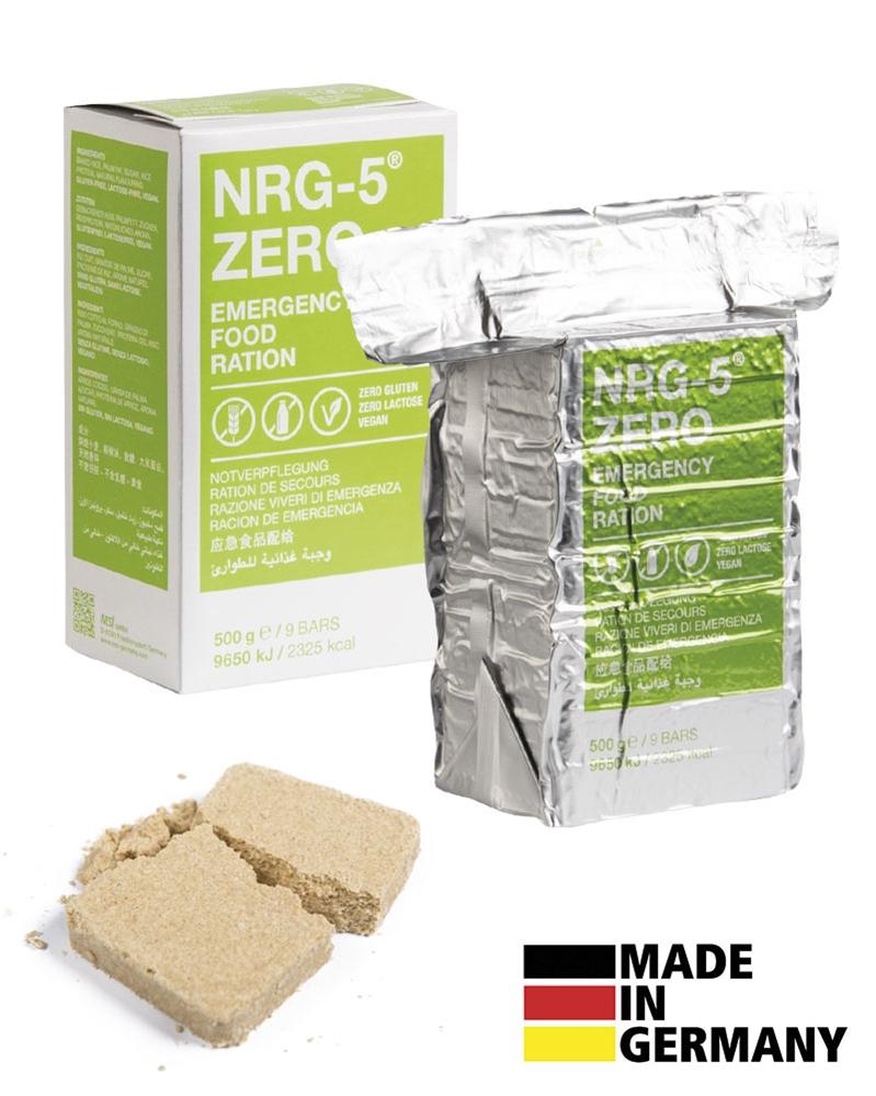 Comida de emergencia sin Glutén NRG-5 ZERO 500GR. NORTHVIVOR