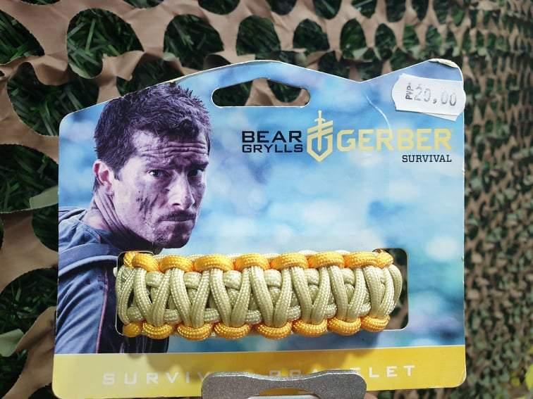 Pulsera paracord Gerber Survival Bear Grylls NORTHVIVOR
