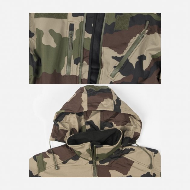 Chaqueta softshell SCU camuflaje CCE