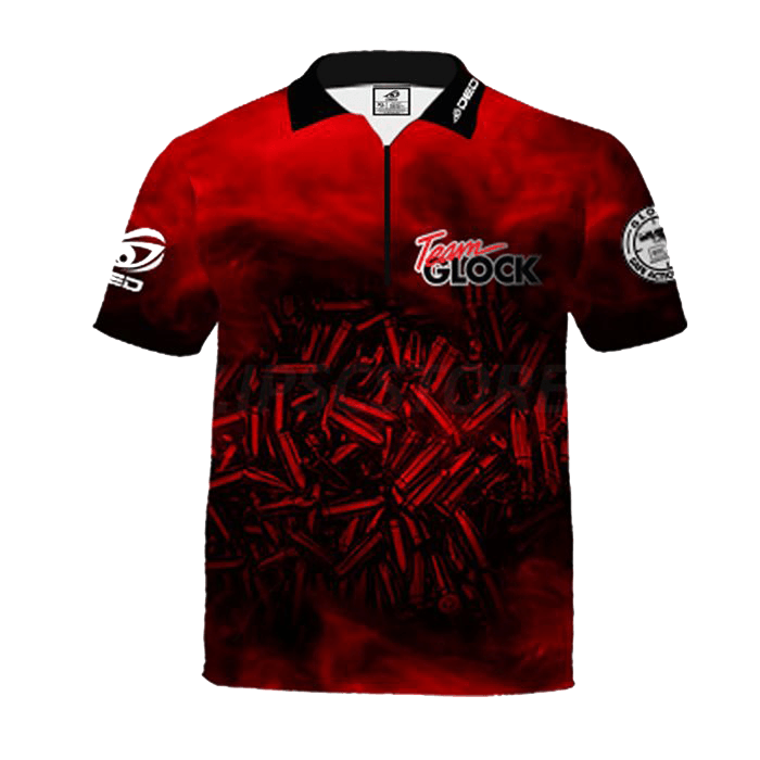 Polo IPSC manga corta IPSC Team Glock rojo NORTHVIVOR