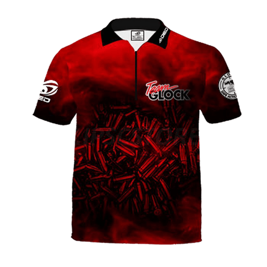 Polo IPSC manga corta IPSC Team Glock rojo NORTHVIVOR