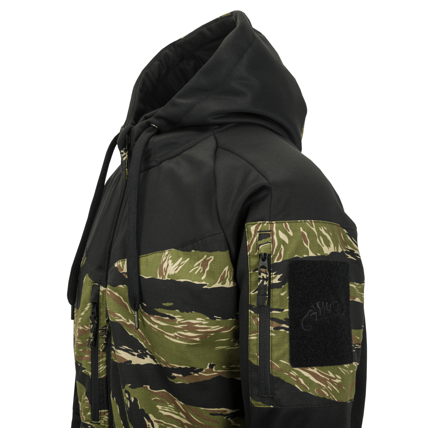 Sudadera Helikontex con capucha Rogue Fullzip Negra Multicam NORTHVIVOR