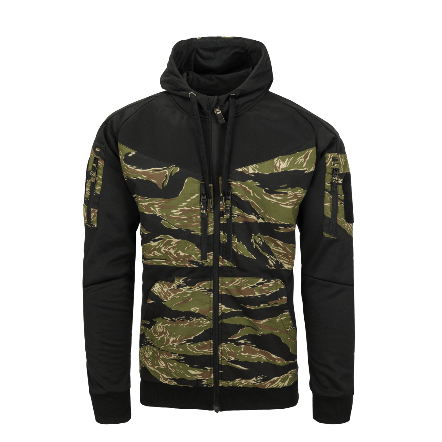 Sudadera Helikontex con capucha Rogue Fullzip Negra Multicam NORTHVIVOR