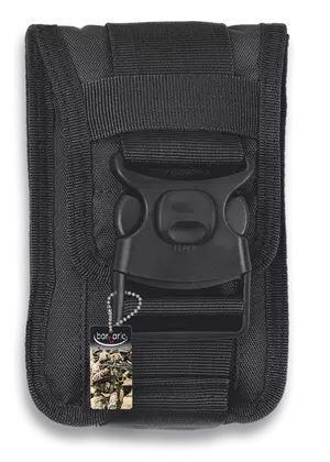 Pouch Nylon 600D de color Negro. 18x11x8cm apto 2 Smarthphone NORTHVIVOR