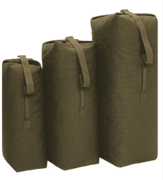 petate militar lona oliva 135L NORTHVIVOR