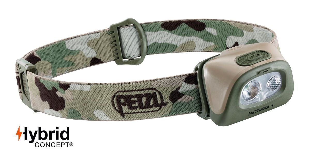 Linterna frontal PETZL TACTIKKA 350 + CAMO NORTHVIVOR