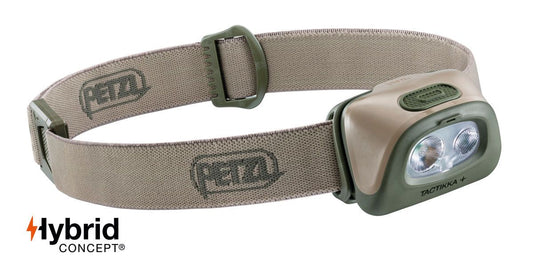 Linterna frontal PETZL TACTIKKA + DESERT NORTHVIVOR