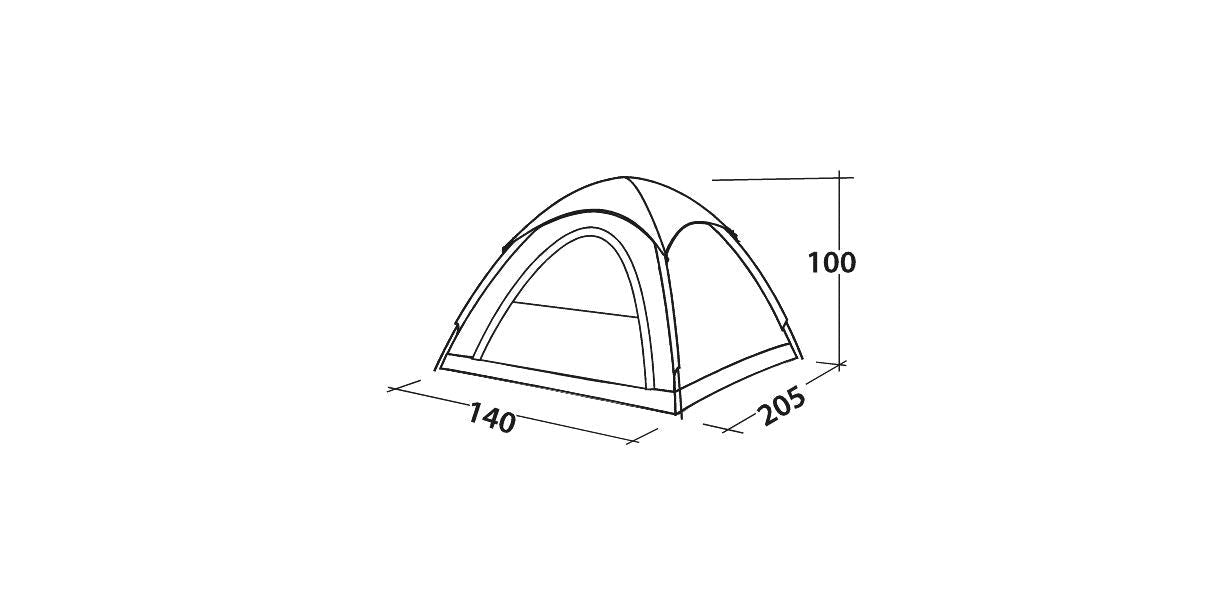 Barraca de acampamento leve Cometa 200