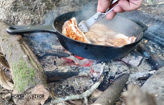 Sartén Bushcraft de hierro fundido