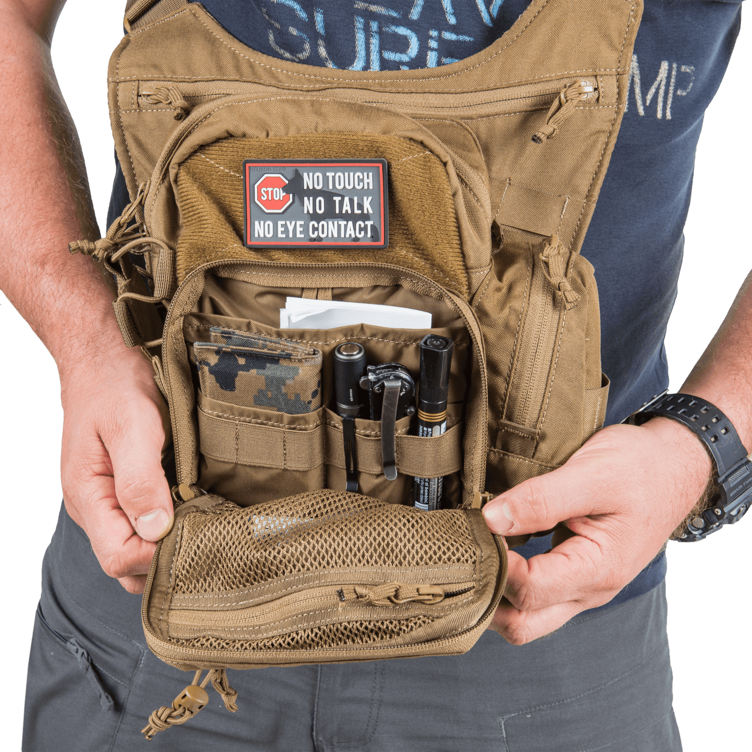 Bolsa lateral EDC cordura sistema molle NORTHVIVOR