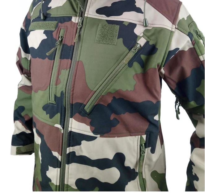 Jaqueta softshell camuflada SCU CCE