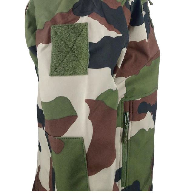 Chaqueta softshell SCU camuflaje CCE