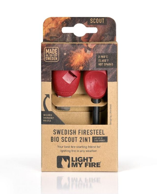 Ferrocerio iniciador de fuego BIO scout 2 en1 Light my Fire