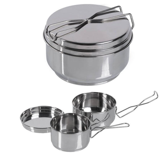 Set de cocina vajilla checa 2 piezas acero inox NORTHVIVOR