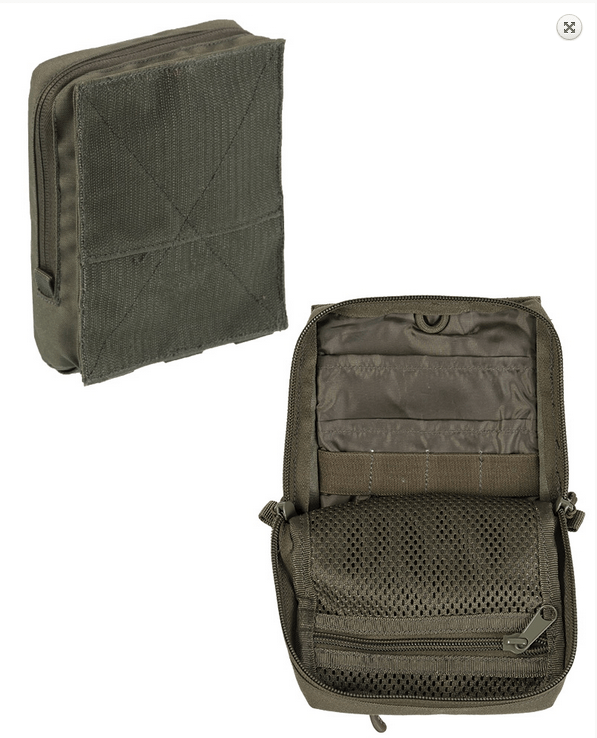 Bolsillo Pouch Mil-tec multipropósito MOLLE modular con velcro NORTHVIVOR