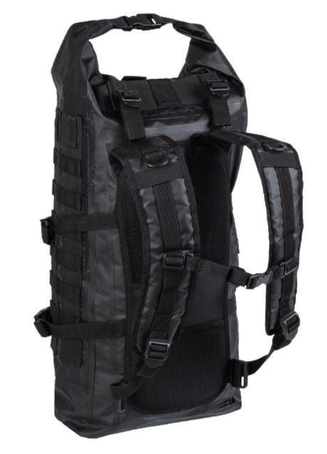 Mochila estanca e impermeable sistema Molle 35 L negra NORTHVIVOR