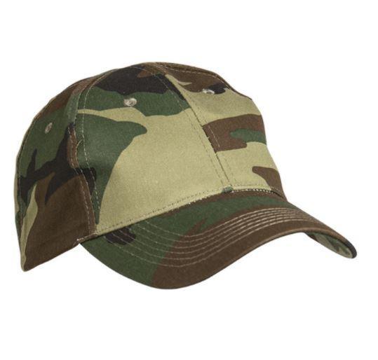 Gorra beisbol camuflaje woodland NORTHVIVOR